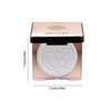 Face Highlighter Palette, High Glossy Face Illuminator Palette, Intensely Pigmented for a High Impact Dewy Finish, Pearl Shimmer Smooth Baked Powder, Lasting Sparkling Highlighter Makeup - PEARL