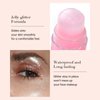 Roll-on Holographic Body Glitter Gel,Dazzling Eyeshadow Highlighter for Face and Body Shimmer Makeup,Holographic Glitter Makeup,Holiday Rave Party Accessory,Multi-Purpose Makeup Glitter Gel(01+07+08)