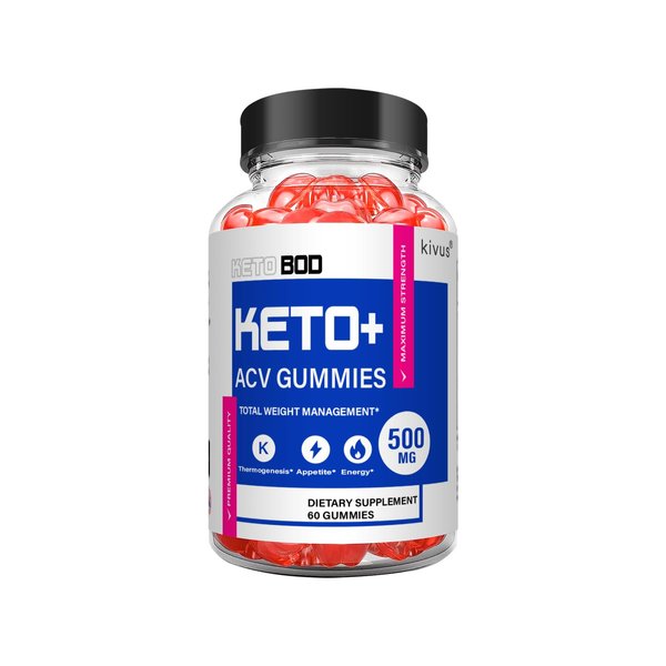 kivus Keto BOD Gummies - Keto BOD Keto Apple Cider Vinegar Gummies (Single, 60 Gummies)