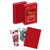 bee MetalLuxe™ Playing Cards - Red Foil Diamond Back, Standard Index