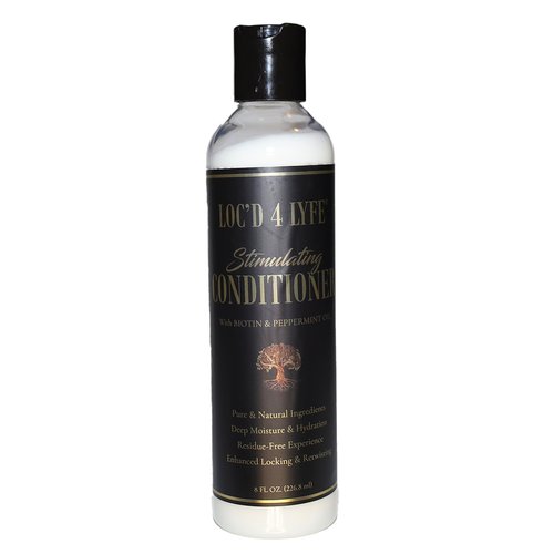 Gold Banner Beauty LOCD 4 LYFE Stimulating Conditioner 8oz – Invigorating Peppermint & Tea Tree Oil for Scalp Relief | Refreshes, Revives & Soothes | Tingling Sensation for Healthy Hair