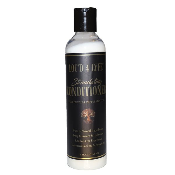 Gold Banner Beauty LOCD 4 LYFE Stimulating Conditioner 8oz – Invigorating Peppermint & Tea Tree Oil for Scalp Relief | Refreshes, Revives & Soothes | Tingling Sensation for Healthy Hair