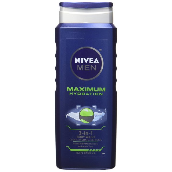 Nivea For Men Maximum Hydration 3-in-1 Body Wash - 16.9 oz