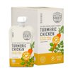 Serenity Kids Bone Broth Puree Made With Organic Veggies | Clean Label Project Purity Award Certified | 3.5 Ounce BPA-Free Pouch | Pasture Raised Turmeric Chicken | 6 Count