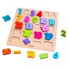 Wooden Number Puzzle Toys, ABC Letter & Number Puzzle for Toddlers 1 2 3 Year Old, Preschool Learning Toys for Kids, Educational Name Puzzle Gift for Boys and Girls (Number Puzzle)