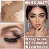 CAHIUYOA 2PCS Naked Matte Eyeshadow Palette Neutral Nude Smoky Eyeshadow Makeup Palette Natural Pigment Eye Shadow Palette Professional Eye Makeup Kit - 03&04