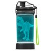 YuanDian Light Up Kids Water Bottle with 3D Dinosaur Tyrannosaurus Rex Design- 14 OZ Tritan BPA Free - Cool Drinking Cups Gift for School Kids Boy Girl Child Christmas Holiday