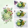 ZIYOSTAR Mini Bricks Succulent Plant Building Kit,389PCS DIY Simulating Plant Ecology Collection Building Toy,Bouquet Set Gifts for Adults, Children（Not Compatible with Lego Set ）