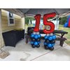17 Balloon Numbers Red 40 In, 17th Birthday Decorations for Boys Girls, 71st Happy Birthday Party Decorations Big Foil Mylar Balloons, Super Mario Birthday Party Supplies