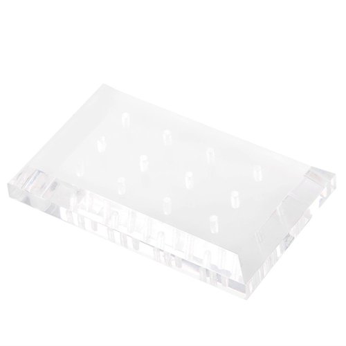 Anself Nail Drill Bits Holder File Bit Exhibition Stand Nail Grinding Stone Head Display Base