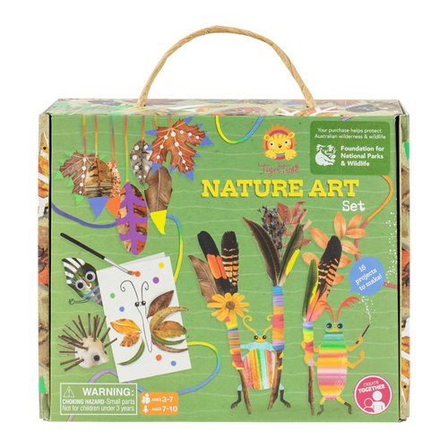 Tiger Tribe: Nature Art Set - Turn Natural Found Treasures Into Art Projects, Kids Ages 3+ with P...
