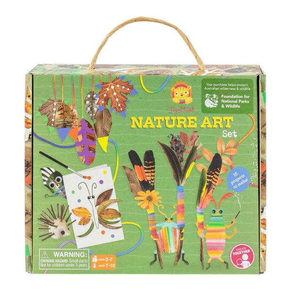 Tiger Tribe: Nature Art Set - Turn Natural Found Treasures Into Art Projects, Kids Ages 3+ with Parent, Ages 7+ Independent Craft Time, Activity Set