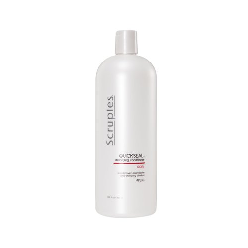 Scruples Quickseal Detangling Conditioner - Hair Smoothing & Frizz Control Treatment - Conditions & Detangles All Hair Types (33.8 oz)