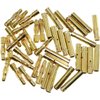MEETOOT 20Pairs 4mm Gold-Plated Brass Bullet Banana Plug Male Female Bullet Banana Connector RC Part for ESC Battery Motor