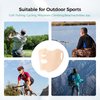 JACHOYI 5-Piece Golf Face Mask,Outdoor UV Protection Mask,Golf Sunscreen Patch,Gel Skin Care Mask,Suitable for Outdoor Sports, Cycling, Mountain Climbing