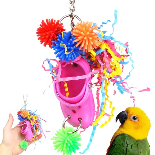 Bonka Bird Toys 1926 Shoozy Shred Bird Toy Parrot Craft cage Cages Cockatiels Budgies parrotlets