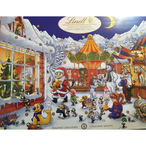 Lindt Wintercountry Advent Calendar, Chocolate, 10.2 Ounce (2021)
