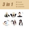 Blonde Brown Hair Color Shampoo 3 in 1 - Instant Natural Hair Dye for Men and Women, Long Lasting Brown Color - Works in Minutes