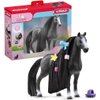 Schleich Horse Club Sofia's Beauties Quarter Horse Mare Styling 8pc Figurine Playset - Quarter Horse Mare Beauty Toy Horse with Brushable Hair, Playset Accessories for Kids Ages 4+