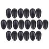 10Pairs Black Plastic Professionale Hair Salon Ear Cover Pads Sheets Ear Protector Hairdressing Dye Coloring Caps Ear Prtotection Earmuff for Hair Salon Hair Coloring Hair Treatment