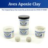 Aves Apoxie Modeling Clay for Professionals - Self Hardening Modeling Clay, Waterproof Sculpting Clay - No Cracking Modeling Clay - 2 Part Epoxy Clay for Sculpting, Natural (1 Lb)