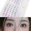 Lash Clusters for Bottom Lashes, DIY Bottom Lash Extensions, TEESTOU Lower Individual Lashes Natural look 7mm Under False Lashes for Bottom Eyelashes with Clear Band(Bottom Lash Extesnion-X03-7mm)