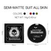 Black Face Paint Cream to Powder Makeup Foundation, Full-Coverage Face Painting Concealer for Kids & Adults, Pro Face Body Paint for Halloween SFX Makeup, Clown, Zombie, Vampire, Skeleton, Joker,Skull