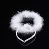 Lurrose 3pcs Angel Headbands White Halo Headbands Halloween Angel Costume Halo Hair Band Hair Hoops for Halloween Christmas Carnival Costume