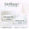 Delfanti • COLLAGEN 24K • Anti-Aging DUO pack • Day Cream jar PLUS Night Cream jar• Face, Neck and Décolleté Moisturizers with pure Hyaluronic Acid • Made in Italy