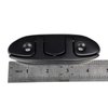 Mxeol Boat Cleat Folding Black Flip Up Cleats Dock Stainless Steel with Fasteners (Black, 4-1/2 inch 1 Piece)