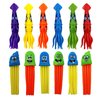 Haktoys Underwater Pool Diving Toy Set for Kids, Practice Diving and Swimming, Multicolor Sinking Squids and Jellyfish (Set of 12 Pieces)