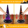 10PCS Halloween Inflatable Witch Hat Ring Toss Game Halloween Games with 8 Rings and Pump Halloween Decorations Gift for Kids Adults Family Party Games