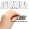 FOCCTS 18 Pack Folding Door Hinges, 2 x 3 inch Stainless Steel Square Butt Hinges for Home Furniture Hardware Closet Door with Enough Screw