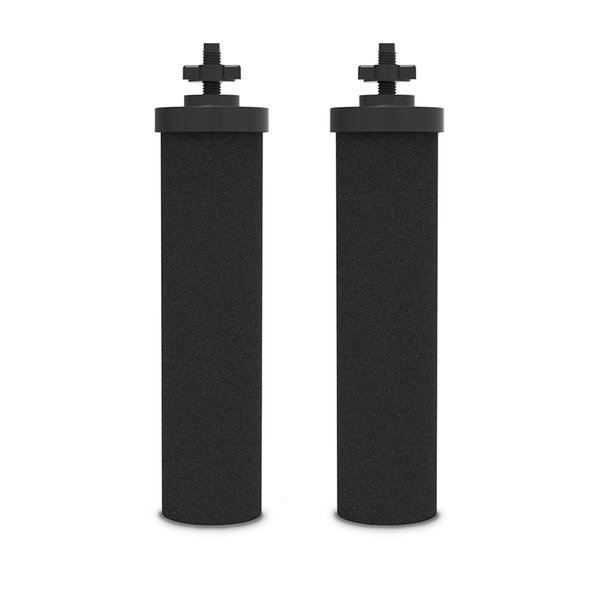 Water Filter Replacement for Berkey Water Filter, 2 Activated Carbon Filters Compatible with Purifiers Berkey Gravity Water Filter System, Pack of 2