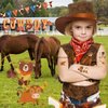ANIUVOT Western Temporary Tattoos Cowboy Cowgirl Kids Birthday Party Favors 12 Sheets, Rodeo Bachelorette Tattoos, Giddy Up Bach Party Decorations, Children Goody Bag Fillers for Halloween Christmas