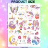 Konsait 4 Sheets Temporary Tattoos for Kids, 98 Styles | Party Favors, Kids Temporary Tattoos, Kids Party Accessories Goodie Bag Fillers Stuffers