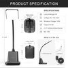 Vicsoon Desk Lamp with Wireless Charger, LED Desk Lamps for Home Office, 800 Lumens, Small Desk Lamp with Pen Holder, Flexible Arm, 3 Modes, Dimming, Touch Lamp for College Dorm Room