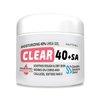 CLEAR Urea Cream 40% +2% Salicylic Acid (4oz) | Softens Cracked Heels & Dry Skin Urea Salicylic Acid Cream- Tea Tree & Coconut Oil | Salicylic Acid Foot Cream for Callus & Corn Treatment | Made in USA