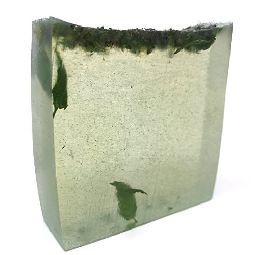 Fresh Mint Almond Oil Handmade Glycerin Soap Bar All Natural Pure