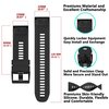 ZEROFIRE Compatible with Garmin Fenix 5 Watch Band Replacement, 22mm Silicone Band for Fenix 7/Fenix 6/Fenix 6 Pro/Fenix 5 Plus/Forerunner 945/Forerunner 935/Approach S62, Not Fit 5X, 5S