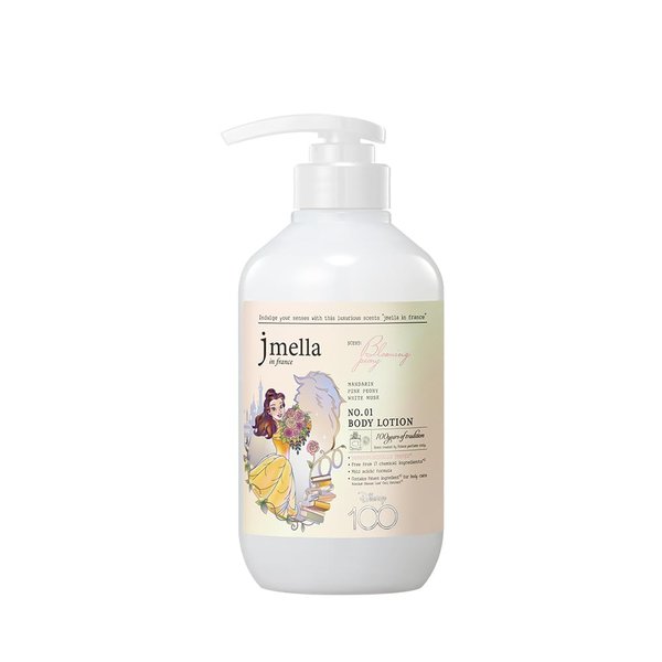 jmella in France Blooming Peony Body Lotion with luxury fragrance- Free From 7 kinds of Paraben-made by French perfumer 16.9 FL o