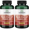 Swanson Black Currant Seed Oil - Herbal Supplement Promoting Immune System & Heart Health Support - Natural Formula Supporting Joints Health - (180 Softgels, 500mg Each) 2 Pack