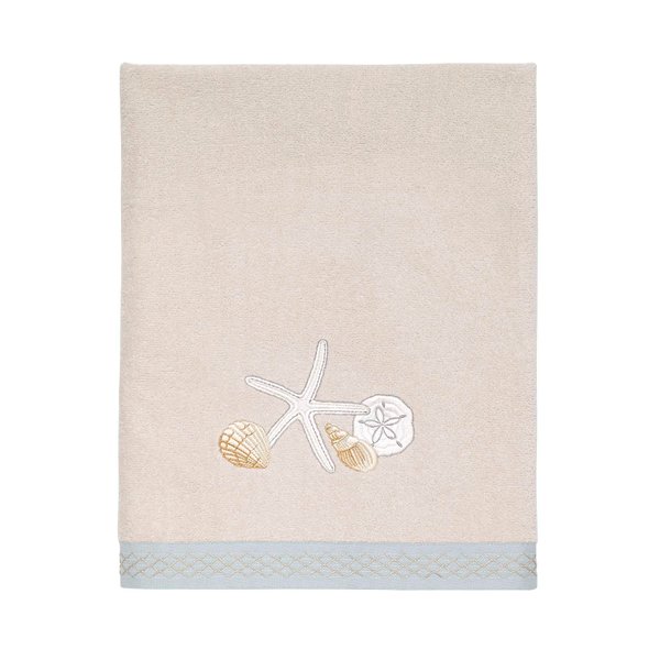 Avanti Linens - Bath Towel, Soft & Absorbent Cotton Towel, Beach Inspired Bathroom Accessories (Seaglass Collection) 50.00" x 27.00"