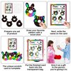 WATINC 28 Set Valentine's Day Animals Donut Scratch Cards with Valentine Card for Kids, Valentines Scratch Off Art Craft Kit, Exchange Gift DIY Magic Paper for Classroom School Party Favor