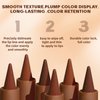 HOSAILY 3 Colors 2 in 1 Lip Liner Set, Matte Nude Dark Brown Red Lip Liner Plumping Smooth Creamy Lip Pencil, High Pigmented Long lasting Light Brown Lipstick Makeup, 02+04+06