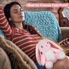 SuzziPals Heatable & Coolable Bunny Stuffed Animal, Microwavable Stuffed Animal Heating Pad for Period Cramps, Stuffed Bunny Plush Heating Pad, Rabbit Plush Stuffed Animals Bunny Gifts Rabbit Toys