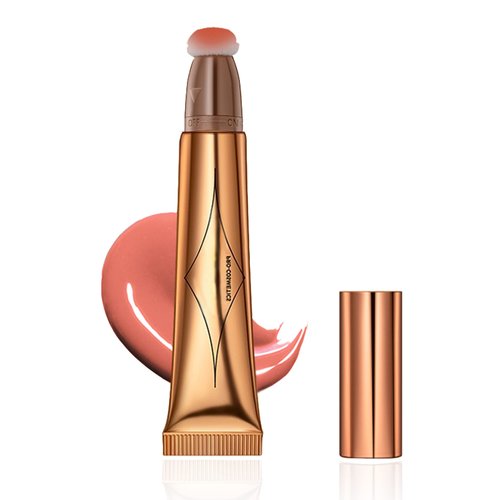 Liquid Blush Beauty Wand- Pink Matte Cream Highlight Blush Stick with Cushion Applicator, Easy to Blend, Waterproof Blendable Face Dewy Blush Makeup Wand, Cream Contour Beauty Wand for women Girl-02
