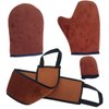 4 in 1 Self Tanning Mitt Kit, Fingerless Self Tanner Mitt, Back Self Tanner ， Thumbs Self Tanning Mitt, Small Self Tanning Finger Caps, Super Soft and Suitable for Any Skin Color.