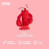 fabdog Floppies Plush Dog Toy - Cute & Durable Squeaky Dog Toys - Best Squeak Toy for Puppies and All Breeds | Ideal Pet Gift| Small Lobster