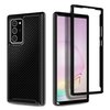 E-Began Case for Samsung Galaxy Note 20 Ultra 5G, Full-Body Shockproof Protective Bumper Cover (Without Screen Protector), Support Wireless Charging, Impact Resist Phone Case (Carbon Fiber)